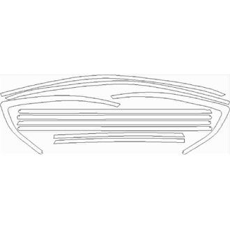 2021- Bentley Bentayga V8, Hybrid Window Trim pre cut kit