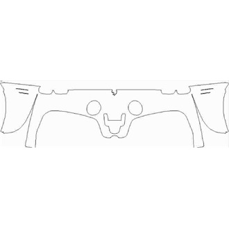 2021- Ferrari SF90 Strider Rear Bumper pre cut kit