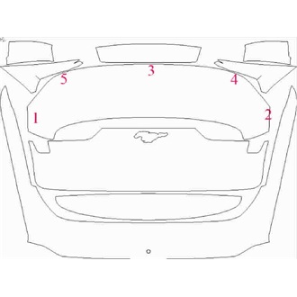 2021- Ford Mustang Mach-E Base Rear Hatch pre cut kit