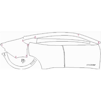 2021- Ford Mustang Mach-E First Edition, AWD Full Right Side pre cut kit