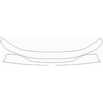 2021- Ford Mustang Mach-E First Edition, AWD Lower Front Bumper without Sensors pre cut kit