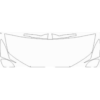2021- Ford Mustang Mach-E First Edition, AWD Partial Hood pre cut kit