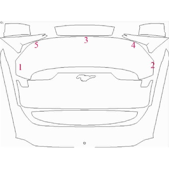 2021- Ford Mustang Mach-E First Edition, AWD Rear Hatch pre cut kit