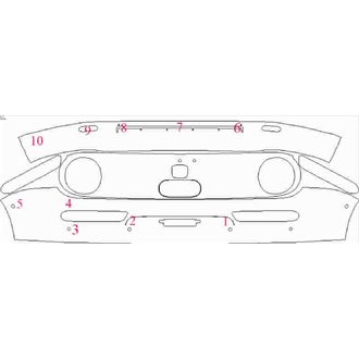 2021- Honda E Advanced, Base Front Bumper with Sensors, Camera, and U.R.B.A.N. Pack pre cut kit