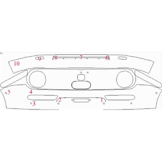 2021- Honda E Advanced, Base Front Bumper with Sensors, Camera, and U.R.B.A.N. Pack pre cut kit