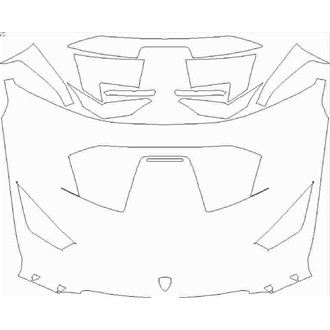 2021- Lamborghini Huracan STO Hood pre cut kit