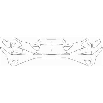 2021- Lamborghini Huracan STO Lower Front Bumper pre cut kit