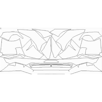 2021- Lamborghini Huracan STO Rear Bumper pre cut kit