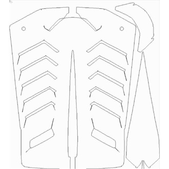2021- Lamborghini Huracan STO Rear Deck Lid pre cut kit