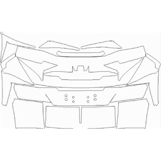 2021- Lamborghini Huracan STO Rear Diffuser pre cut kit