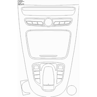 2021- Mercedes E Class E63S Saloon Center Console pre cut kit