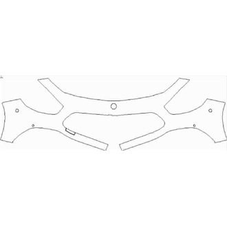 2021- Mercedes E Class E63S Saloon Front Bumper with Sensors pre cut kit