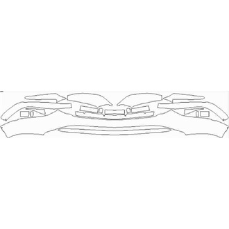 2021- Mercedes E Class E63S Saloon Lower Front Bumper pre cut kit