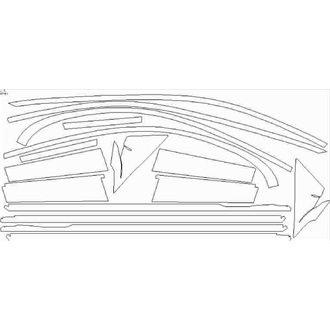 2021- Mercedes E Class E63S Saloon Window Trim pre cut kit