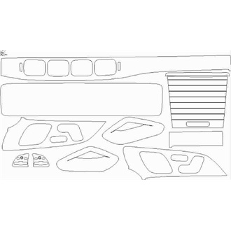 2021- Mercedes GLS Maybach Interior pre cut kit