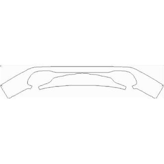 2021- Mercedes GLS Maybach Lower Rear Bumper pre cut kit