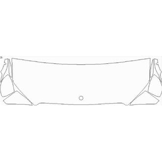 2021- Mercedes S Class Base Saloon Long Wheelbase Partial Hood pre cut kit