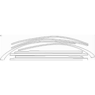 2021- Mercedes S Class Base Saloon Long Wheelbase Window Trim pre cut kit