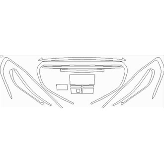 2021- Mercedes S Class Base Saloon Standard Wheelbase Chrome & Black Trim pre cut kit