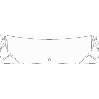 2021- Mercedes S Class Base Saloon Standard Wheelbase Partial Hood pre cut kit