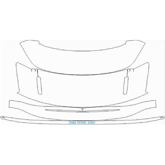 2021- Porsche 911 GT3 Rear Deck Lid pre cut kit