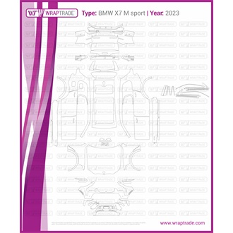 2023 BMW X7 M Sport Full Pattern