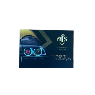 AFS PPF színezett lámpafólia tűzött mintakönyv