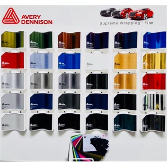 Avery Dennison Supreme Wrapping Film Color Board