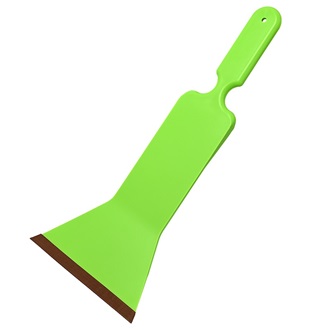 Bulldozer felt plastic squeegee, green