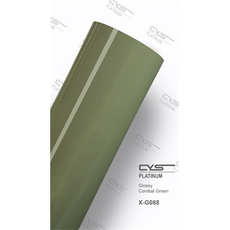 CYS Glossy Combat Green car wrapping film 1,52x18m
