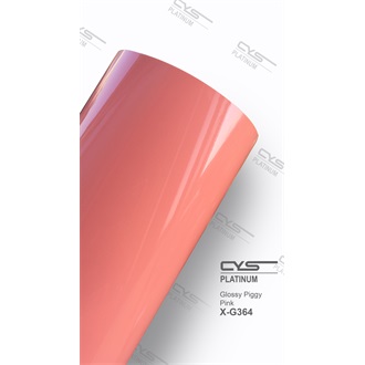 CYS Glossy Piggy Pink car wrapping film 1,52x18m