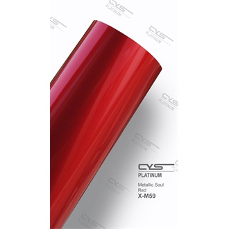 CYS Metallic Soul Red car wrapping film 1,52x18m