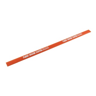 Fusion Channel Squeegee 18”, professional rubber blade for cleaning, 45 cm, orange, 85 durometer