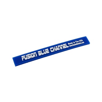 Fusion Channel Squeegee 6”, professional rubber blade for cleaning, 15 cm, blue, 94 durometer
