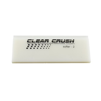 Fusion Clear Crush Squeegee, 12,5 cm long, durometer 90, single bevel