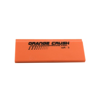 Fusion Orange Crush Squeegee Blade, 12,5 cm long, durometer 92, single bevel