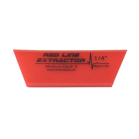 Fusion Red Line Extractor 1/4” thick squeegee blade, 12,5 cm long ...