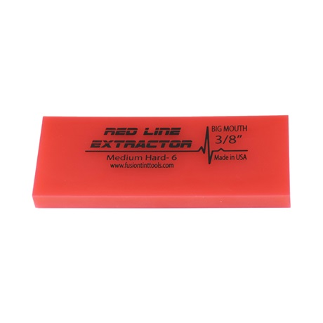 Fusion Red Line Extractor 3/8” squeegee blade, 12,5 cm long, durometer ...