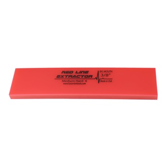 Fusion Red Line Extractor 3/8” squeegee blade, 20 cm long, durometer 90, no bevel