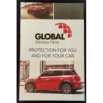 Global automotive window film magnetic swatchbook