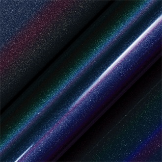 risTek PSK0 Gloss 3D Psychedelic Black iridescent Car Wrapping Film 1,52×18M