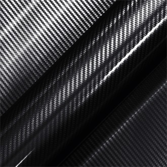 IrisTek CFJ2P Super Glossy 2D Carbon Silver Car Wrapping Film