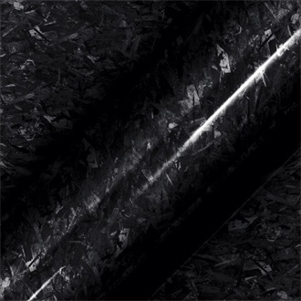 IrisTek Super Glossy Forged Carbon Fiber Black Car Wrapping Film 1,52x17,5M