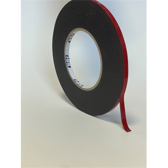 Double Sided HSA Mounting Tape 3200 Black 6mm x 10m