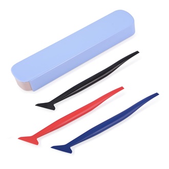 Plastic squeegee set, 3 pcs/pack