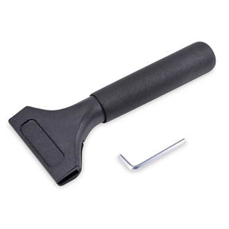 Cast aluminum handle for squeegees with a long handle