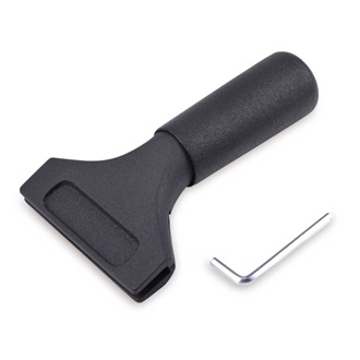 Cast aluminum handle for squeegees with a short handle