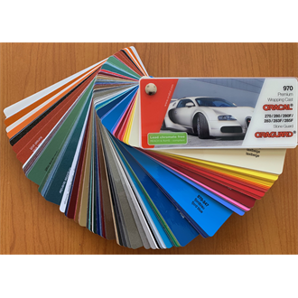 Oracal Premium Car Wrapping 970 series sample book