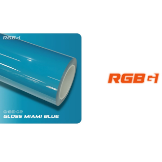 RGBG PPF Gloss Miami Blue 1,52x18M PU paint protection film 1,52x18m
