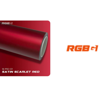 RGBG PPF Satin Scarlet Red Paint Protection Film 1,52x18m